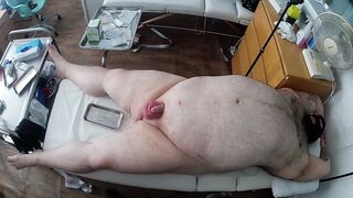Part 5:- Domina Satana does Medical play on here slave Dazzer. Starting with a 1ft Sound the needle play!