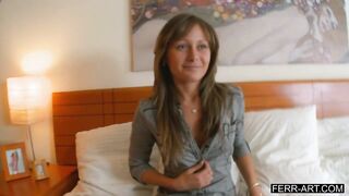 Single mamma first date ends with hard anal fucking