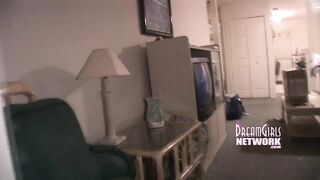 Cute coed gets fingered