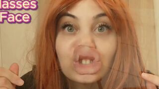 My Stepsister Has a Face-related Fetish That Involves a Transparent Sheet of Glass: This hottie Presses Her Face-her Tongue, Nose,