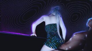 3D Super Hawt Dj Got Her Soaked Cunt Banged by Big Wang