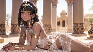 Cleopatra and Caesar Sex Games in a Historical Ai Parody