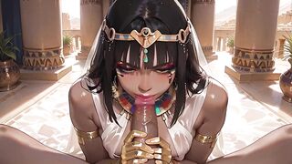 Cleopatra and Caesar Sex Games in a Historical Ai Parody