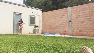 My Stepfather Is Sunbathing, and I Want to Suck His Weenie
