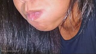 He caught me masturbating and couldn't resist, he asked me to cum in his mouth before his parents got home, avid to swallow my fresh, naughty cum with that adorable mouth.