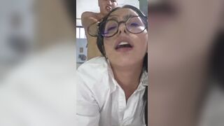 Fucking the strict and conceited university professor.