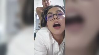 Fucking the strict and conceited university professor.