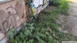 That's how East European harlots screw on the street. POV. RISKY. PUBLIC OUTDOOR. DOGGY. CUM ON FACE