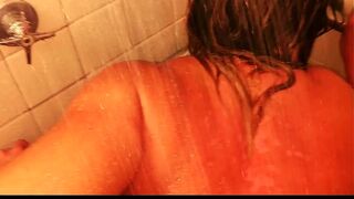 "I want to but I can't"Follow Cheating friends Wife in camp shower-fucks until she feels guilty