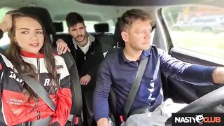 NastyClub - Outdoor Reality Pickup: Hot Brunette Vixi Rafi Cheating on Cuckold Boyfriend with a Rich Dude
