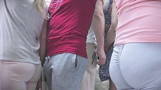 Forbidden Touch on Subway Teach! Perv Stranger's Weenie Gets hard while she accidental touch him. Shameless Stud CUMS Hard using cutie's hand