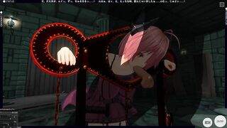 3D ANIME S&M Devil Beauty Tied Sucks Big Knob