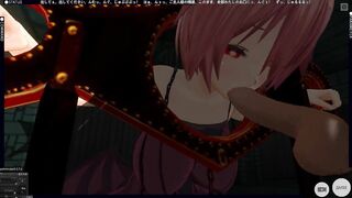 3D ANIME S&M Devil Beauty Tied Sucks Big Knob