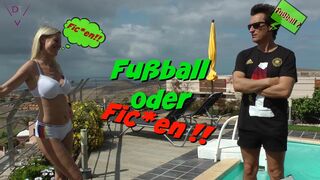 Football or banging ?! Lustful drilled in front of the public viewing!