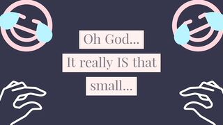 Small Cock Humiliation Audio