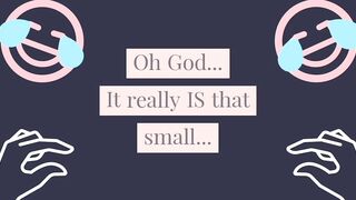 Small Cock Humiliation Audio