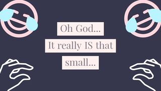 Small Cock Humiliation Audio