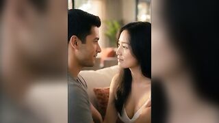 Fucking my stepsister's sexually excited Asian friend in my room - AI-generated content