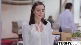 TUSHY Lana Rhoades first Double Penetration