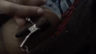Putting on my TEAT CLAMPS