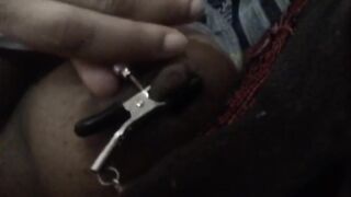 Putting on my TEAT CLAMPS
