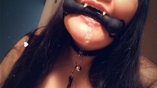 Drooling with my Gag in (Pt. 2) ((Happy Thanksgiving!))