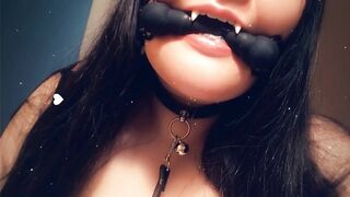 Drooling with my Gag in (Pt. 2) ((Happy Thanksgiving!))