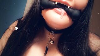 Drooling with my Gag in (Pt. 2) ((Happy Thanksgiving!))