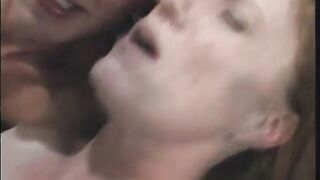 Lascivious mature wench sucks weenie while this playgirl gets her pussy filled with dong - mature porn