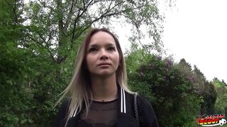 German Scout - Skinny teen Monika Noted