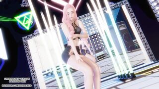 MMD TWICE - I CAN'T STOP ME Seraphine Kpop Dance League of Legends Manga Uncensored 4K 60FPS