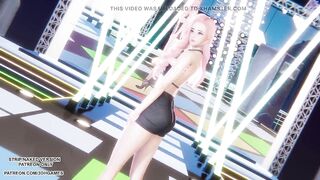 MMD TWICE - I CAN'T STOP ME Seraphine Kpop Dance League of Legends Manga Uncensored 4K 60FPS