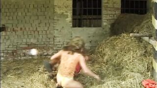 Skinny Lewd MILF Have Sex Inside the Washroom