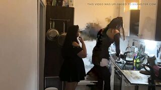 Kitchen Fisting Frenzy - Older Strumpets Stretched Wide Open