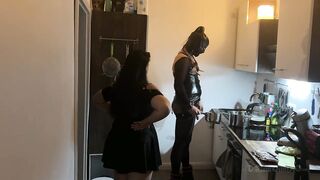 Kitchen Fetish Squirting Madness - Mature Harlots Drenched Everywhere