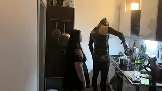 Kitchen Fetish Squirting Madness - Mature Harlots Drenched Everywhere