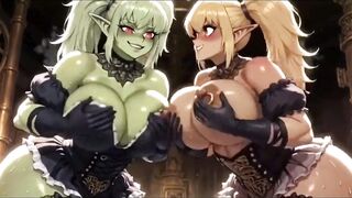 Funny Breasts with Demons, Ai Animation