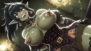 Beautiful Orc Bouncing Titties, Ai Animation