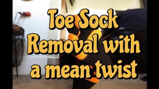 YOU Thought I'd Be Wonderful, Toe Sock Tease