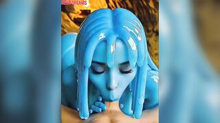 NEON DREAMS - WATER BITCH MONSTER IS HUNGRY FOR CUM!