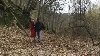 This German Playgirl Is Big Fan of Sucking Knob in Woods