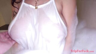 AMWF creampie, Her tits swayed in every position