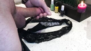  victoria's secret panties make me cum thick
