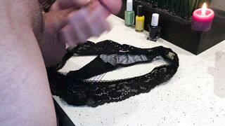  victoria's secret panties make me cum thick
