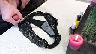  victoria's secret panties make me cum thick