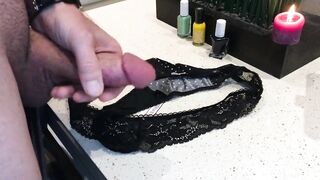  victoria's secret panties make me cum thick