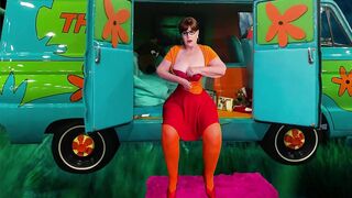 Mature Scooby Doo Velma hawt blowjob compilation