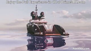 Prime3DX Fingering and Blowing Futanari Sweetheart by the Pool on Vacation