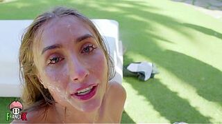Lily Phillips Outdoor Blowbang – Nonstop Dicks & Massive Cum