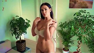Blackmailed stepmom accedes to creampie